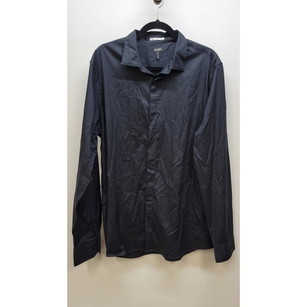 Good Man Brand Black Causal Button Down Size XL